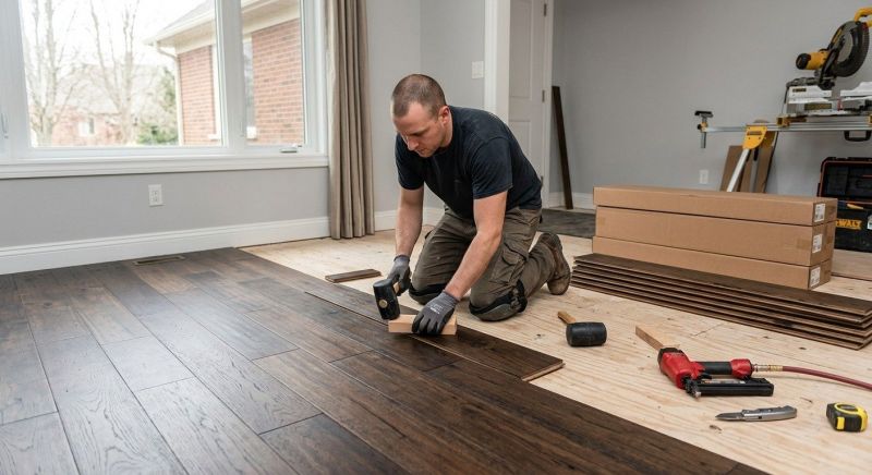 Hickory Floor Installation in Austin, TX